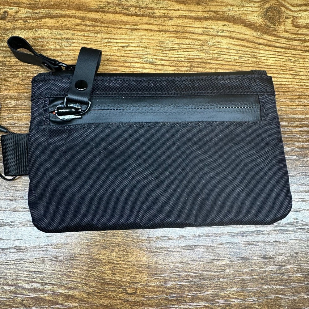 Alpaka Zip Pouch Black X-Pac Waterproof EDC Wallet Card Holder Small Travel Bag - Picture 2 of 6